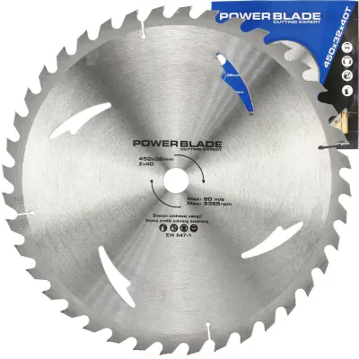 WIDIA rezalna plošča za les – žagin list 40 zob 450x32mm