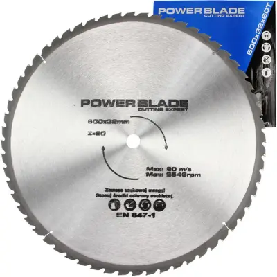 WIDIA rezalna plošča za les – žagin list 60 zob 600x32mm