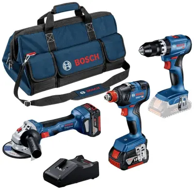 Bosch Professional  0615990N31 komplet orodja obrtnik\, domači mojster\, akumulatorske naprave v kovčku 5-delni