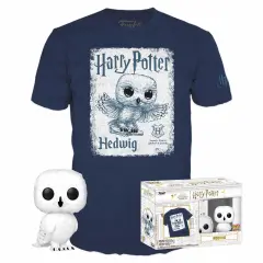 FUNKO POP & TEE: HARRY POTTER - HEDWIG figura & majica