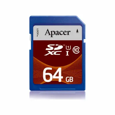 APACER SD XC 64GB spominska kartica UHS-I U1 Class 10