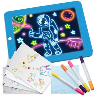 ECO LED grafična tablica za risanje + neon flomastri MAGIC PAD
