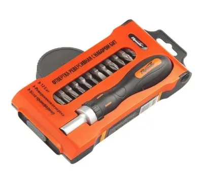 Set nastavkov z dvosmerno ragljo izvijačem 12 kosov + škatlica