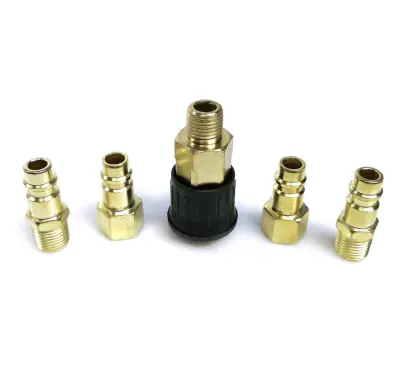 Pnevmatska hitra spojka 1/4 – 5 kosov medenina