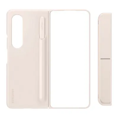 Ovitek za Samsung Z Fold 4 s podporo S Pen Standing Cover Original Beige