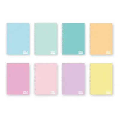 Blok kolegij a4 tp črtan spree 100l mix pastel 40728