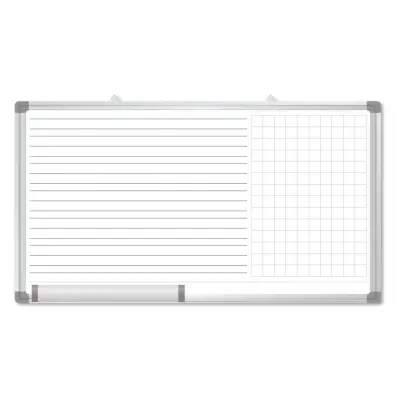 Tabla magnetna spree 120x240 s črtami in kvadrati 73079