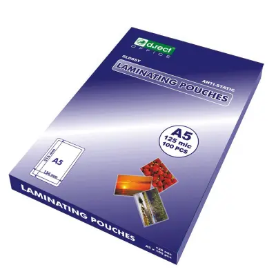 Žepki za plastificiranje a5 125mic d.rect levia 1/100 009265