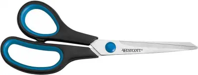 Škarje westcott easy grip za levičarje 20cm blister e-30282 00