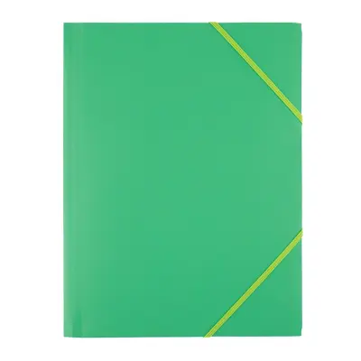 Mapa z elastiko pvc levia a4 - zelena
