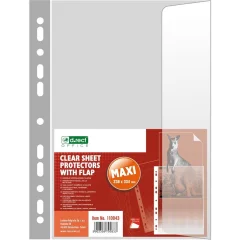 Mapa pvc u s klapo 1/10 levia maxi 238x334mm 100 mic sijaj 110043