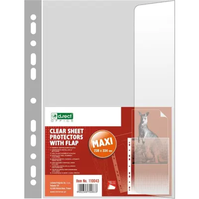 Mapa pvc u s klapo 1/10 levia maxi 238x334mm 100 mic sijaj 110043