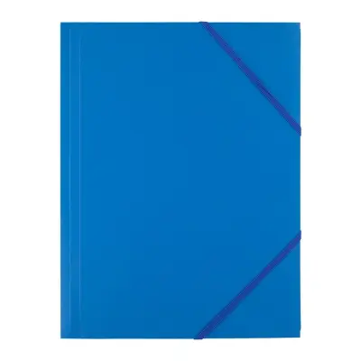 Mapa z elastiko pvc levia a4 - modra
