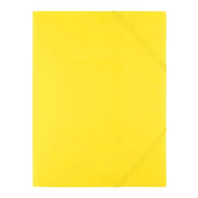 Mapa z elastiko pvc levia a4 - rumena