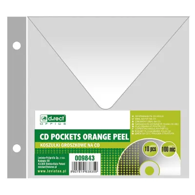 Etui za cd dvd 1/10 levia pvc s perforacijo 009843