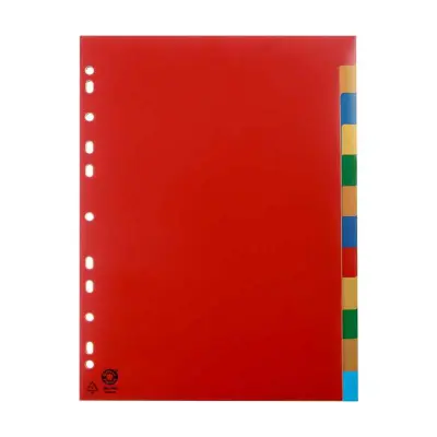 Pregradni karton 12-delni office pvc 3806500-02