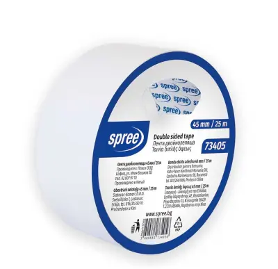 Selotejp dvostranski 45x25m spree 73405