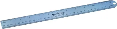 Ravnilo aluminij westcott 30cm e-14175 00