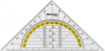 Ravnilo trikotnik geo westcott 16cm e-10130 00