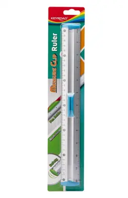 Ravnilo 30cm alu. z držalom  office