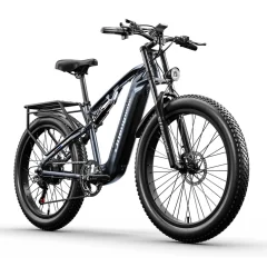 SHENGMILO MX05, polnovzmeteno Električna kolesa, 48V17.5AH, motor BAFANG1000W, hitrost 7, sivo električno kolo