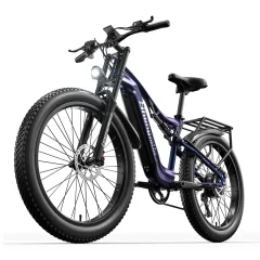 SHENGMILO MX05, polnovzmeteno Električna kolesa, 48V17.5AH, motor BAFANG1000W, hitrost 7, sivo električno kolo