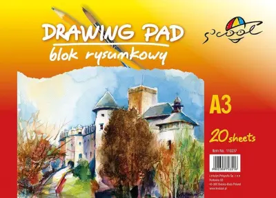 Risalni blok levia 1/20 a3 90gsm 110237