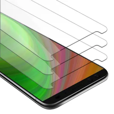 CADORABO HTC U12 PLUS - Zaščitna folija v visoka prosojnost - 3-pack Kaljeno zaščitno steklo za zaslone s trdoto 9H in združljivostjo s 3D dotikom