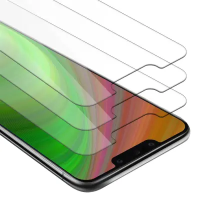 CADORABO Huawei MATE 20 LITE - Zaščitna folija - 3-pack Kaljeno zaščitno steklo za zaslone s trdoto 9H in združljivostjo s 3D dotikom