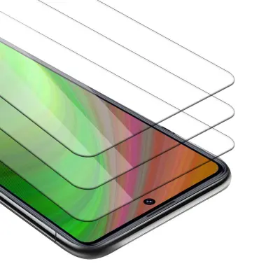 CADORABO Huawei P SMART 2021 - Zaščitna folija - 3-pack Kaljeno zaščitno steklo za zaslone s trdoto 9H in združljivostjo s 3D dotikom
