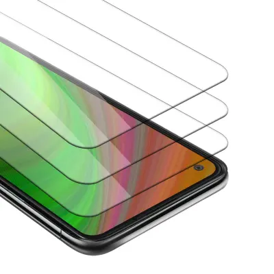 CADORABO Nokia 8.3 - Zaščitna folija v visoka prosojnost - 3-pack Kaljeno zaščitno steklo za zaslone s trdoto 9H in združljivostjo s 3D dotikom