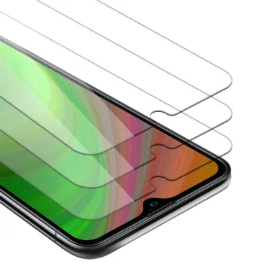 CADORABO Motorola MOTO G9 PLAY - Zaščitna folija - 3-pack Kaljeno zaščitno steklo za zaslone s trdoto 9H in združljivostjo s 3D dotikom