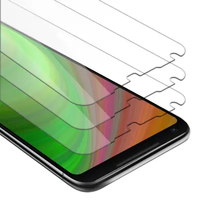 CADORABO Google PIXEL 2 XL - Zaščitna folija - 3-pack Kaljeno zaščitno steklo za zaslone s trdoto 9H in združljivostjo s 3D dotikom