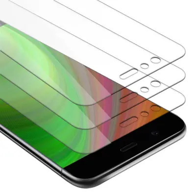 CADORABO Huawei P10 PLUS - Zaščitna folija v visoka prosojnost - 3-pack Kaljeno zaščitno steklo za zaslone s trdoto 9H in združljivostjo s 3D dotikom