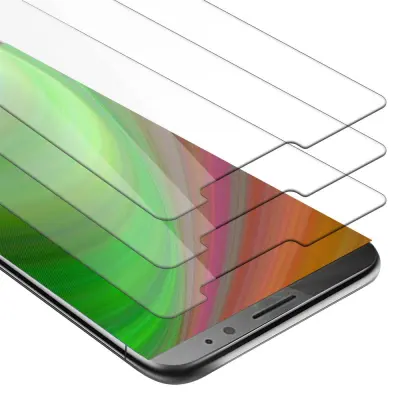 CADORABO Huawei MATE 8 - Zaščitna folija v visoka prosojnost - 3-pack Kaljeno zaščitno steklo za zaslone s trdoto 9H in združljivostjo s 3D dotikom