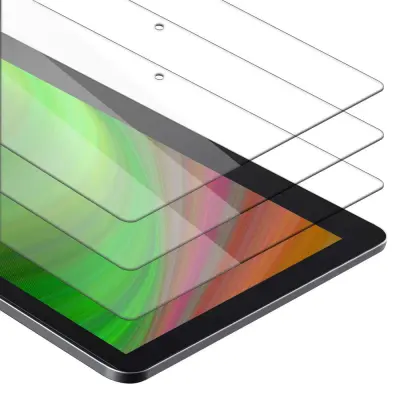 CADORABO Lenovo Tab M10 (10.1 Zoll) TB-X505F v visoka prosojnost - 3-pack Kaljeno steklo za zaščito zaslona s trdoto 9H in združljivostjo s 3D dotikom