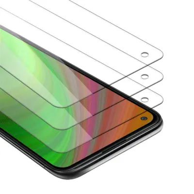 CADORABO Samsung Galaxy A11/M11 - Zaščitna folija - 3-pack Kaljeno zaščitno steklo za zaslone s trdoto 9H in združljivostjo s 3D dotikom
