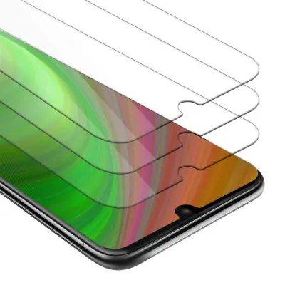 CADORABO Motorola MOTO E6 PLUS - Zaščitna folija - 3-pack Kaljeno zaščitno steklo za zaslone s trdoto 9H in združljivostjo s 3D dotikom
