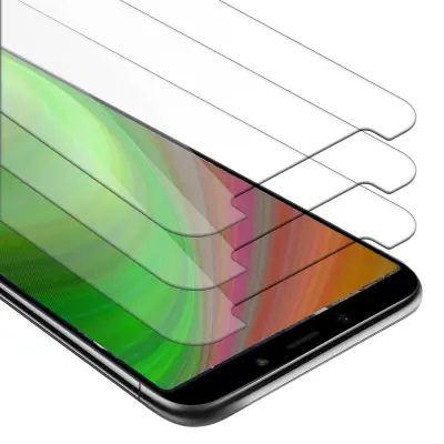 CADORABO Xiaomi Mi A2/Mi 6X - Zaščitna folija - 3-pack Kaljeno zaščitno steklo za zaslone s trdoto 9H in združljivostjo s 3D dotikom