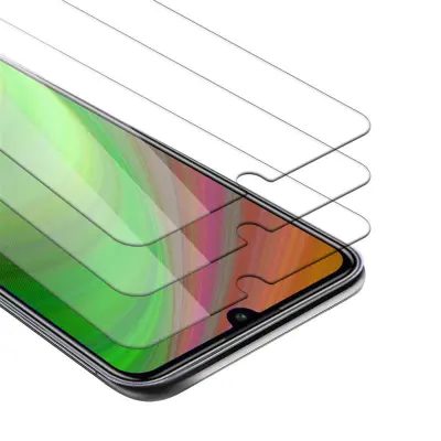 CADORABO Huawei P SMART 2020 - Zaščitna folija - 3-pack Kaljeno zaščitno steklo za zaslone s trdoto 9H in združljivostjo s 3D dotikom
