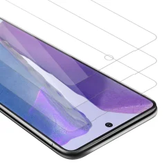 CADORABO Samsung Galaxy NOTE 20 - Zaščitna folija - 3-pack Kaljeno zaščitno steklo za zaslone s trdoto 9H in združljivostjo s 3D dotikom