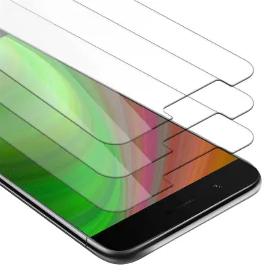 CADORABO OnePlus 5 - Zaščitna folija v visoka prosojnost - 3-pack Kaljeno zaščitno steklo za zaslone s trdoto 9H in združljivostjo s 3D dotikom