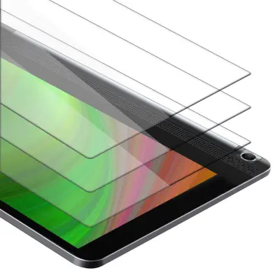 CADORABO Lenovo Yoga Tab 3 10 (10.1 Zoll) v visoka prosojnost - 3-pack Kaljeno steklo za zaščito zaslona s trdoto 9H in združljivostjo s 3D dotikom