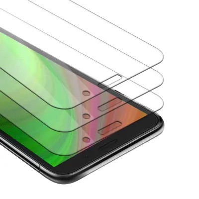 CADORABO Honor 9S/Huawei Y5P - Zaščitna folija - 3-pack Kaljeno zaščitno steklo za zaslone s trdoto 9H in združljivostjo s 3D dotikom