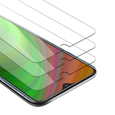 CADORABO Alcatel 1S 2020 - Zaščitna folija v visoka prosojnost - 3-pack Kaljeno zaščitno steklo za zaslone s trdoto 9H in združljivostjo s 3D dotikom
