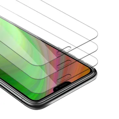 CADORABO Apple iPhone 12/12 PRO - Zaščitna folija - 3-pack Kaljeno zaščitno steklo za zaslone s trdoto 9H in združljivostjo s 3D dotikom