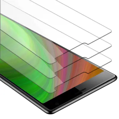CADORABO Sony Xperia 10/Xperia XA3 - Zaščitna folija - 3-pack Kaljeno zaščitno steklo za zaslone s trdoto 9H in združljivostjo s 3D doti