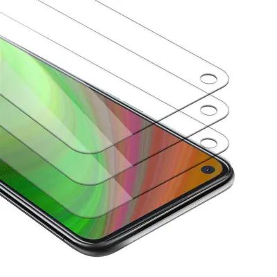 CADORABO Oppo A72 - Zaščitna folija v visoka prosojnost - 3-pack Kaljeno zaščitno steklo za zaslone s trdoto 9H in združljivostjo s 3D dotikom
