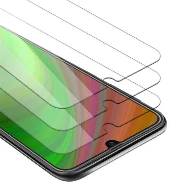 CADORABO Samsung Galaxy M21/M30s - Zaščitna folija - 3-pack Kaljeno zaščitno steklo za zaslone s trdoto 9H in združljivostjo s 3D dotiko