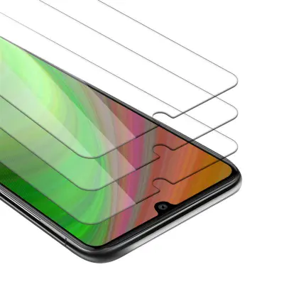 CADORABO Samsung Galaxy A41 - Zaščitna folija - 3-pack Kaljeno zaščitno steklo za zaslone s trdoto 9H in združljivostjo s 3D dotikom